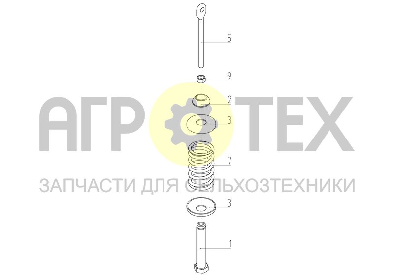 Чертеж Стяжка (РСМ-100.80.30.190)